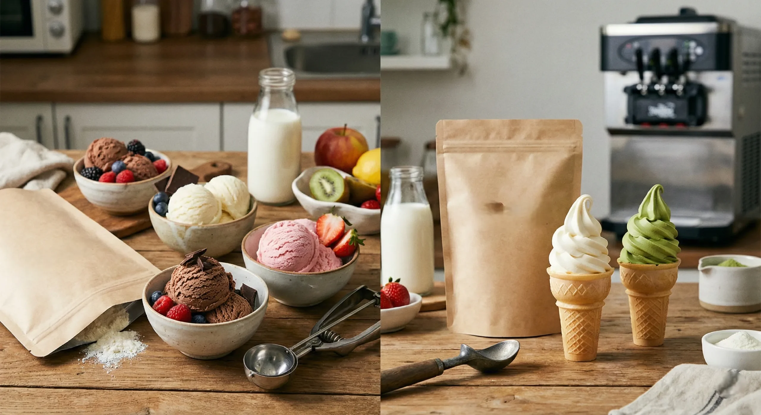 Panduan Lengkap Bisnis Es Krim: Memilih Serbuk Bubuk Es Krim Hard dan Soft Terbaik untuk UMKM bersama Niraco Powder